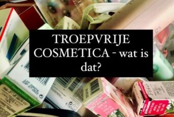 Monique schrijft: 'He, hallo! Ik wil troepvrije cosmetica!' Pardon?